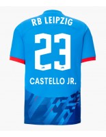 RB Leipzig Castello Lukeba #23 Alternativní Dres 2023-24 Krátký Rukáv